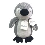 Knitted Musical Penguin Grey