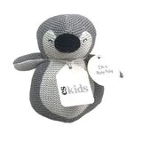 Knitted Penguin Roly Poly Grey