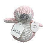 Knitted Penguin Roly Poly Pink