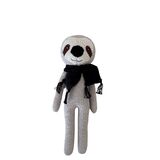 Knitted Grey Sloth Rattle - ES Kids