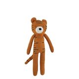 Knitted Tiger Rattle Soft Toy - ES Kids