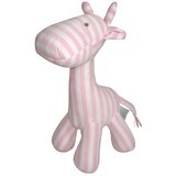 Stripy Giraffe Rattle Small Pink - ES Kids