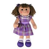 Personalised Rag Doll - Purple