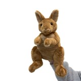 Bounce the Kangaroo Hand Puppet Soft Plush Toy  - Minkplush