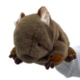 Stumpy the Wombat Hand Puppet Soft Plush Toy - Minkplush