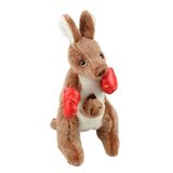 Boxing Kangaroo With Joey Red - RealAus