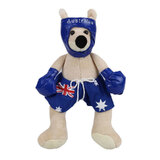 Boxing Kangaroo Blue Small - RealAus