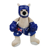 Boxing Kangaroo Blue Large - RealAus