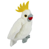 ~❤️~COCKATOO with sound ELKA Hand Puppet 25cms Cocky Soft Toy❤️