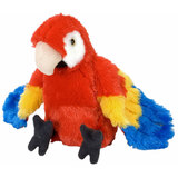 Scarlett Macaw Parrot Cuddlekins Mini - Wild Republic