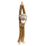 Hanging Squirrel Monkey W/Velcro - Wild Republic