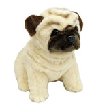 Carlotta the Fawn Pug Dog Plush Toy - Bocchetta