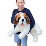 Fergie the Extra Large St Bernard Dog Plush Toy - Bocchetta Plush Toys