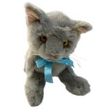 Sasha the Grey Kitten Cat Plush Toy - Bocchetta