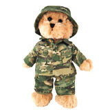 Army Jack Operations Teddy Bear - Tic Toc Teddies