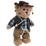 Jolly Swagman Dressed Teddy Bear - Tic Toc Teddies