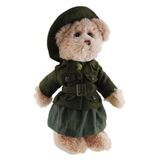 Army Nancy Teddy Bear - Tic Toc Teddies