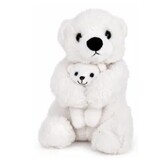 Polar Bear with Baby stuffed animal - Elka