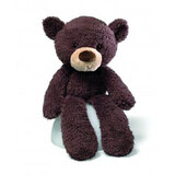 Fuzzy Chocolate Teddy Bear - Gund