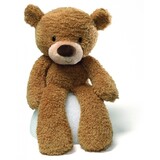 Fuzzy Beige Teddy Bear - Gund