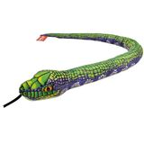 Snake Printed Green Soft Toy - Wild Republic